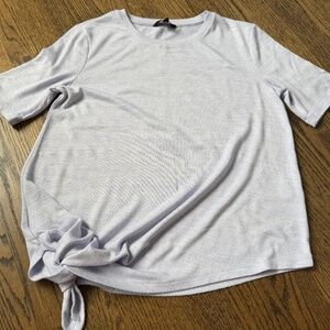 Banana Republic Short Sleeve Side Tie Sweater Tee